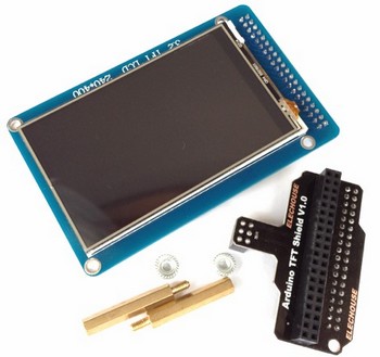 3.2“ TFT LCD Shield for Arduino DUE, with SD and Touch control